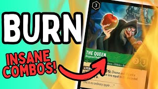 WIN WITHOUT QUESTING WITH BURN COMBO  Lorcana Rise of the Floodborn [upl. by Cyprio]