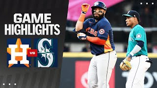 Astros vs Mariners Game Highlights 72024  MLB Highlights [upl. by Atinel265]