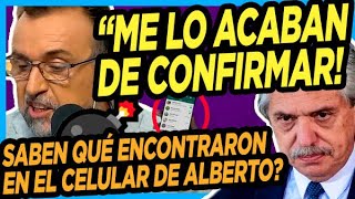 💣 ATENCIÓN AL BOMBAZO QUE ACABA DE RECIBIR NAVARRO AL AIRE quotSaben lo que había en el cel de Alberto [upl. by Zucker61]