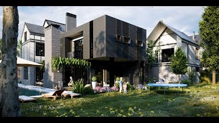 Lumion Cinematic Animation  Luxury Villas Walkthrough Showreel [upl. by Hidie]