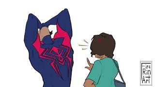 Miguel meets Mrs Morales SpiderMan Across the SpiderVerse meme [upl. by Edahsalof]