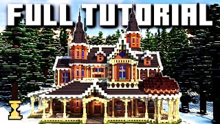 How to Make a Victorian House in Minecraft  Full Tutorial [upl. by Lleinnad]