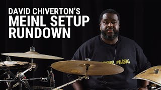 Meinl Cymbals  David Chivertons Meinl Setup Rundown [upl. by Ennahtebazile]