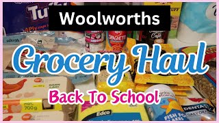 NEW WEEKLY GROCERY HAUL  WOOLWORTHS AUSTRALIA  BACK TO SCHOOL  HOMEMAKING WITH HAMPTON NOTE [upl. by Gusty9]