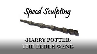 Sculpting  La baguette de sureau  The Elder Wand Harry Potter [upl. by Olzsal]