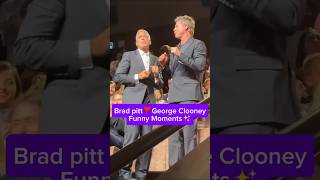 Brad Pitt and George Clooney funny moments antesedepois beforeandafter shorts viralvideo [upl. by Nikolia]