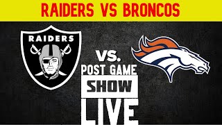 Las Vegas Raiders vs Denver Broncos Post Game Show  NFL Week 12  Ep 283 [upl. by Kaslik]