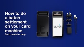 How to do a batch settlement on your card machine [upl. by Eiralc]