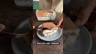 The most perfect eggless lady fingers recipe Now you can make eggless tiramisu from scratch [upl. by Daria]