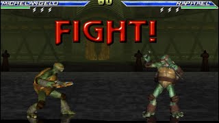 Mortal Kombat New Era 2024 Michelangelo vs Raphael TMNT [upl. by Ydnolem]