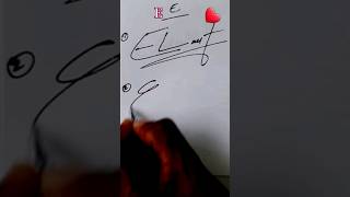 How To Sign Letter quotEquot Signature E 😃👍 shorts simple signature art [upl. by Nehpets]