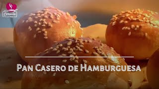 🍔 Cómo hacer PAN para HAMBURGUESA Casera  Hamburger Bread Recipe [upl. by Inimak207]