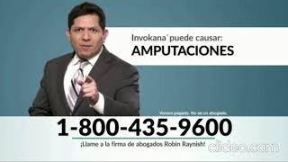 Robin Raynish Law Firm  Amputaciones causadas por Invokana 2018 [upl. by Ahsilra247]