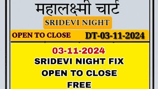 03112024 Sridevi Night Chart Today Satta Matka Guessing Sridevi Night Matka Result Sridevi Open [upl. by Brenner796]