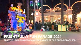 2024 Frightfully Fun Parade  TASG Vlogs  Oogie Boogie Bash 2024 [upl. by Ennasus78]