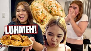 VLOGMAS 2  FRIED CHICKEN WITH WHITE SAUCE [upl. by Idoc]