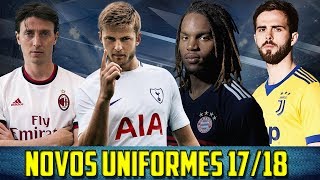 TOTTENHAM MUDOU PRA NIKE  NOVOS UNIFORMES 1718 [upl. by Lorilee]