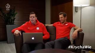 Wojciech Szczęsny i Grzegorz Krychowiak  Śmieszne Momenty [upl. by Amsa]