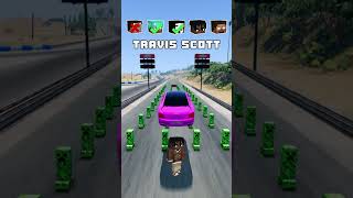 NOOB vs PRO vs HACKER vs HEROBRINE Car Jump Challenge 3 🤫 🚗 shorts beamngdrive [upl. by Amalberga351]