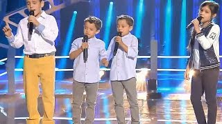 Carlos vs Antonio y Paco vs Kely quotToda Una Vidaquot – Las Batallas  La Voz Kids 2017 [upl. by Nytsua299]