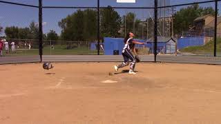 Ally Distler Class of 2020 Softball Skills Video [upl. by Eilliw]