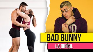 BAD BUNNY  La Difícil  RUTINA EJERCICIOS en CASA 🏠 [upl. by Ahsotan]