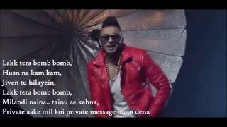 Bomb Bomb Kamal Raja Ft F1rstman Lyrics 1280x720 [upl. by Khorma]