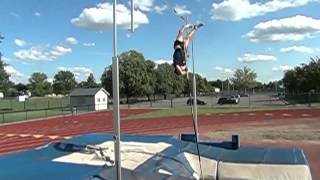 Jake Blankenship  Pole Vault  06042012 short run drills [upl. by Eppillihp]