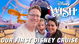 OUR FIRST DISNEY CRUISE  The Disney Wish [upl. by Griffith]