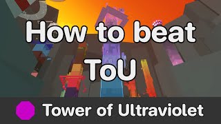 JToH  Tower of Ultraviolet ToU guide [upl. by Sacul]