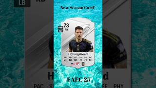 Hollingshead FC25 Card hollingshead losangeles fc25 football mls usa america messi fifa [upl. by Zysk352]