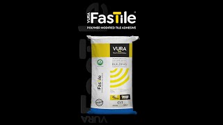 Vura FasTile  Polymer Fibre Modified Grey Cement Based Adhesive [upl. by Akineg]