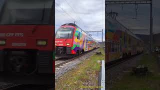 SBahn Zürich SBB RABe 514 beim Bahnhof Otelfingen [upl. by Orthman]