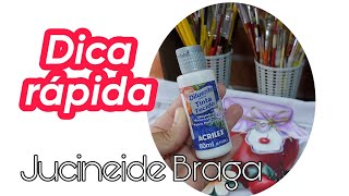 Como uso o diluente na pintura  diluente para tinta de tecido da Acrilex  pintura em tecido [upl. by Marteena781]