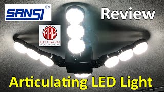 Sansi Deformable LED Garage Light Review [upl. by Ode]