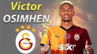 Victor Osimhen arrives Galatasaray football [upl. by Liamsi]