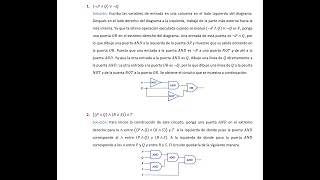 El circuito correspondiente a una expresión booleana [upl. by Onnem585]