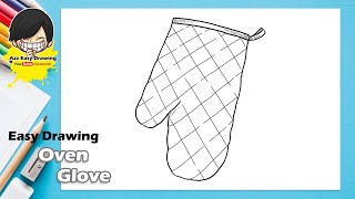 Easy Drawing Oven Glove [upl. by Norag]