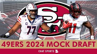 NEW 2024 49ers Mock Draft 7Round San Francisco 49ers Draft Picks For 2024 NFL Draft [upl. by Leinad]