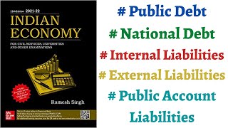 Part 130 Public Debt vs National Debt  Internal External and Public Account Liabilities of Govt [upl. by Illil]