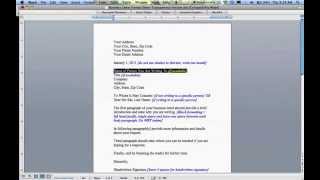 How to Write a Business Letter [upl. by Gottlieb]