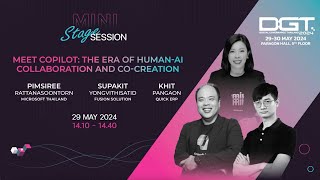 DGT 2024  Meet Copilot The Era of HumanAI Collaboration and Cocreation Mini Stage Day 1 [upl. by Cousins865]