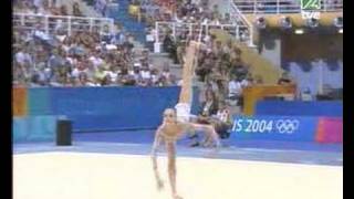 Anna Bessonova  Atenas 2004  Final Aro Bronce [upl. by Llebana]