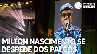 Cantor Milton Nascimento se despede dos palcos [upl. by Ancel242]