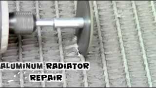 Low Temperature Aluminum Radiator Repair with Super Alloy 1 Aluminum Solder and Flux Kit [upl. by Fanchon]