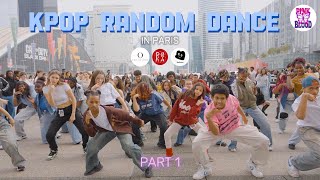 KPOP IN PUBLIC KPOP RANDOM DANCE IN PARIS 2024  PART 1  PINK BLOOD CREW 💙🌊 [upl. by Sibilla421]