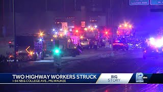 Driver who hit 2 county workers on I94 fell asleep behind the wheel investigators say [upl. by Corb]