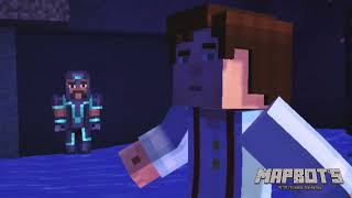 Gabriel what  Minecraft Story Mode Modded [upl. by Assenay]