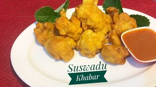 Fulkopi Pakora  Fulkopi Vaja  Snacks recipe  Fulkopi  Fulkopir bora  Bikaler nasta Cauliflower [upl. by Ahsyen319]