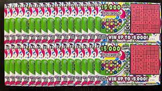 30 FLORIDA CROSSWORD SCRATCH OFF TICKETS TO PLAY [upl. by Tremain]